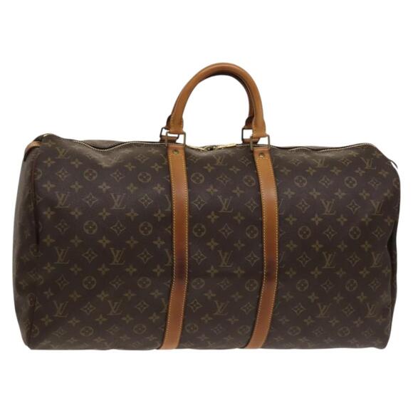 LOUIS VUITTON Monogram Keepall 55 Boston Bag M41424 - Picture 1 of 16